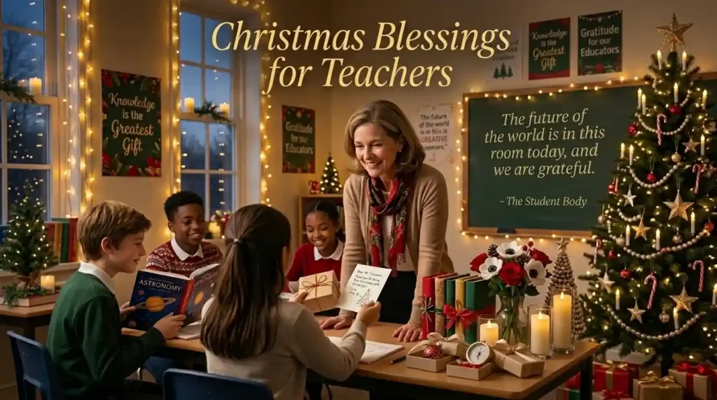  Christmas Blessings and Holiday Greetings for Teachers