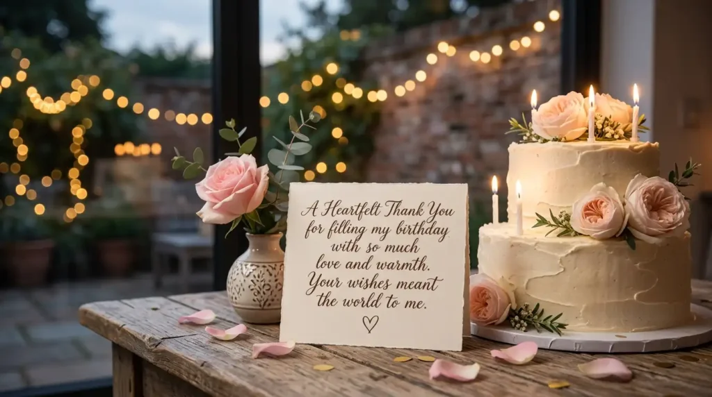 Emotional Thank You Birthday Messages