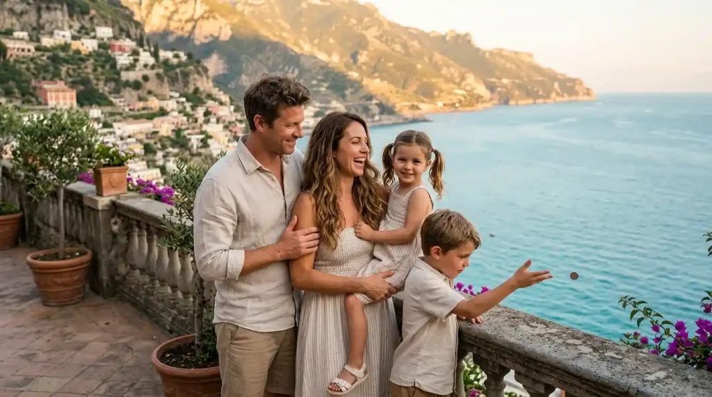 Family Trevi Fountain Wishes