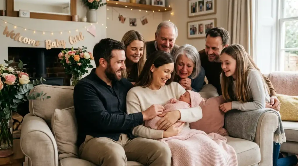 Family Wishes for a New Baby Girl