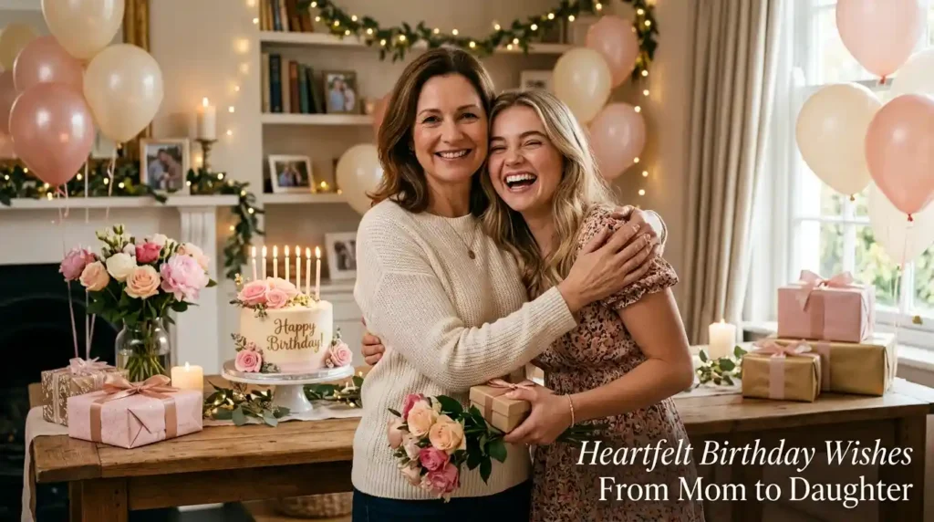 Heartfelt Birthday Wishes From Mom to Daughter