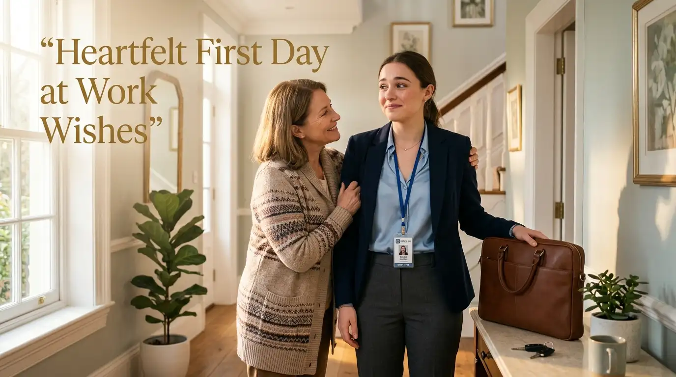  Heartfelt First Day at Work Wishes