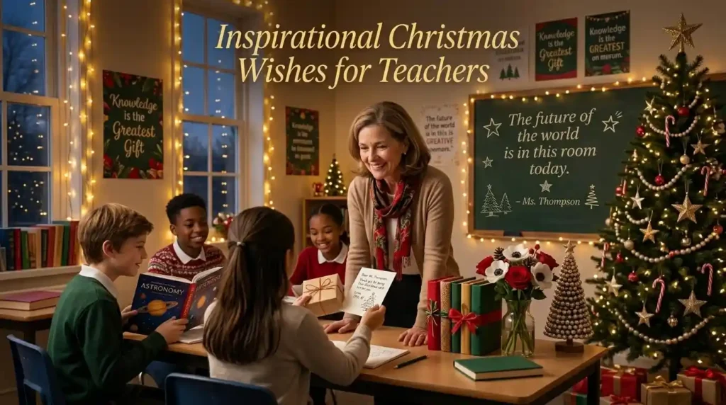 Inspirational Christmas Wishes for Teachers