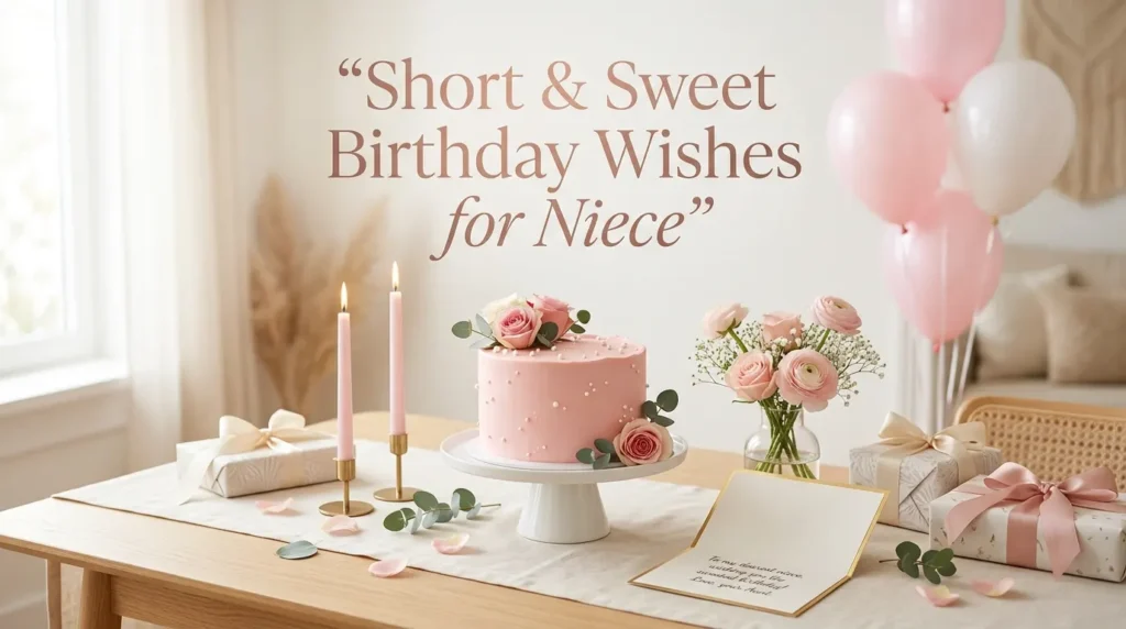 Short & Sweet Birthday Wishes for Niece