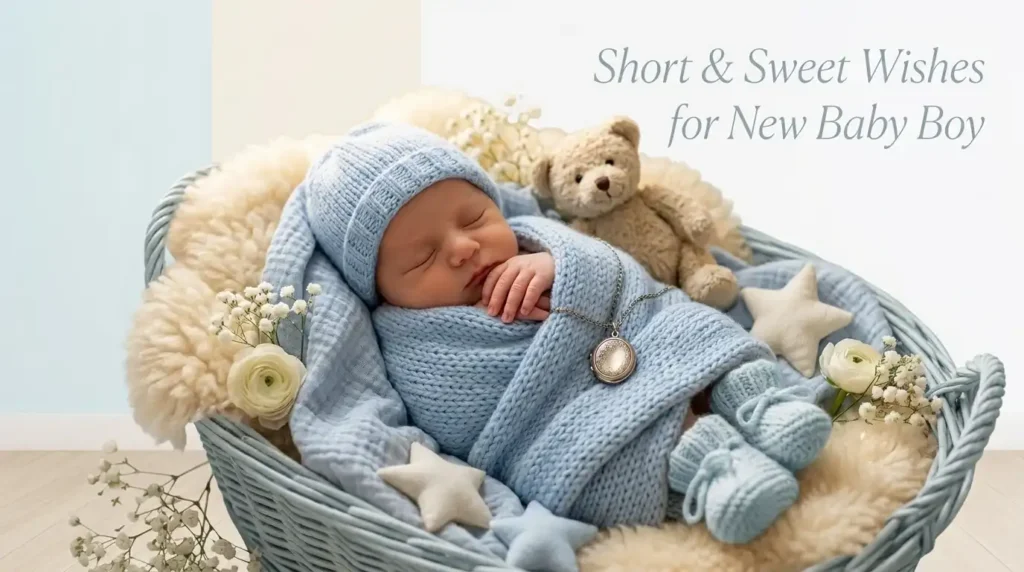 Short and Sweet Newborn Baby Boy Wishes