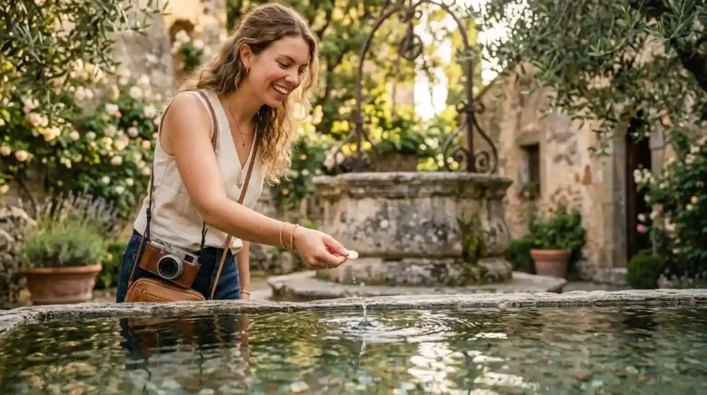 Short Trevi Fountain Wishes