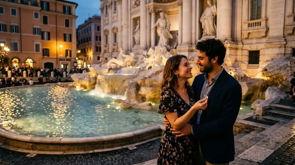 Special Memory Trevi Fountain Wishes