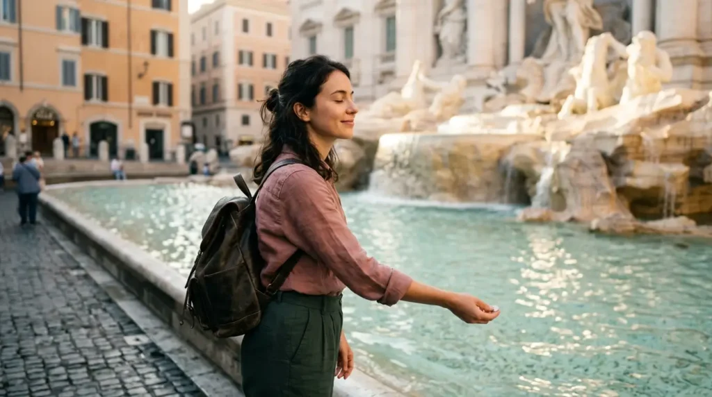 Trevi Fountain Wishes for Dreams and New Beginnings