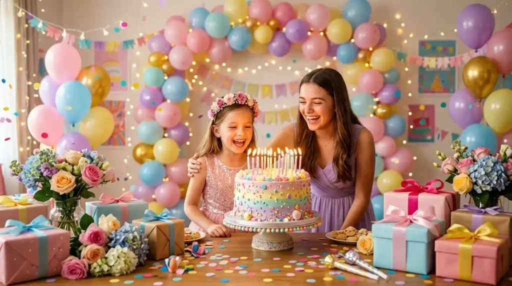 Celebration Birthday Wishes for Little Sister