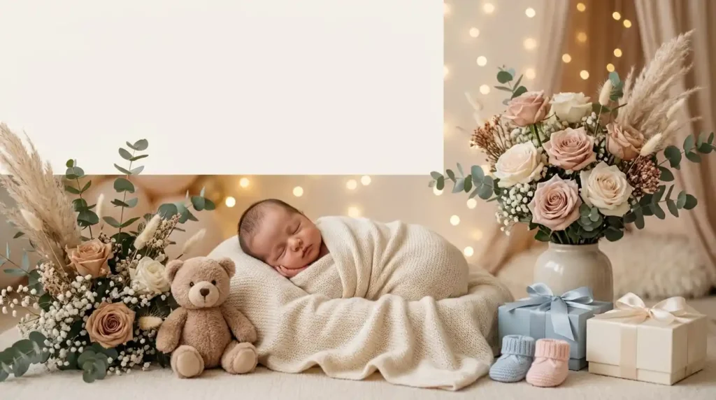 Congratulations New Baby Wishes for a Greeting Card