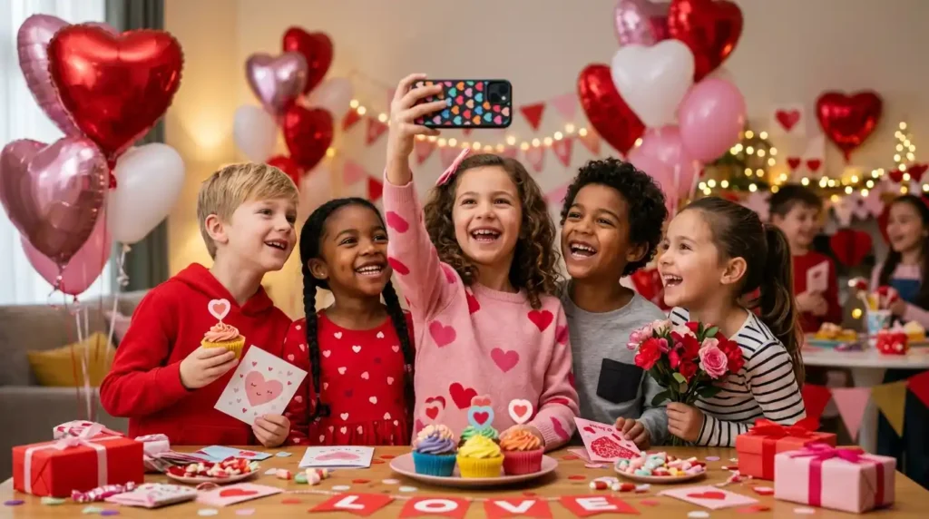 Valentine Captions for Kids