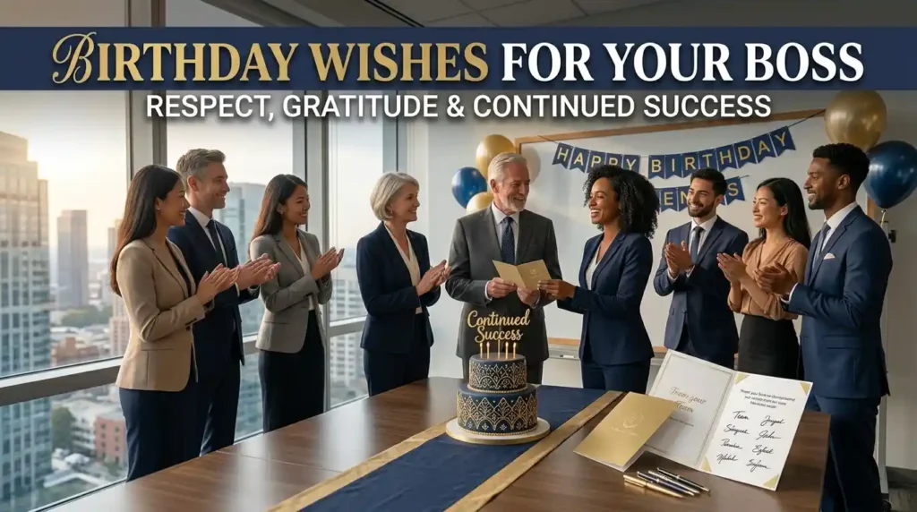 Birthday Wishes for Your Boss or Team Leader