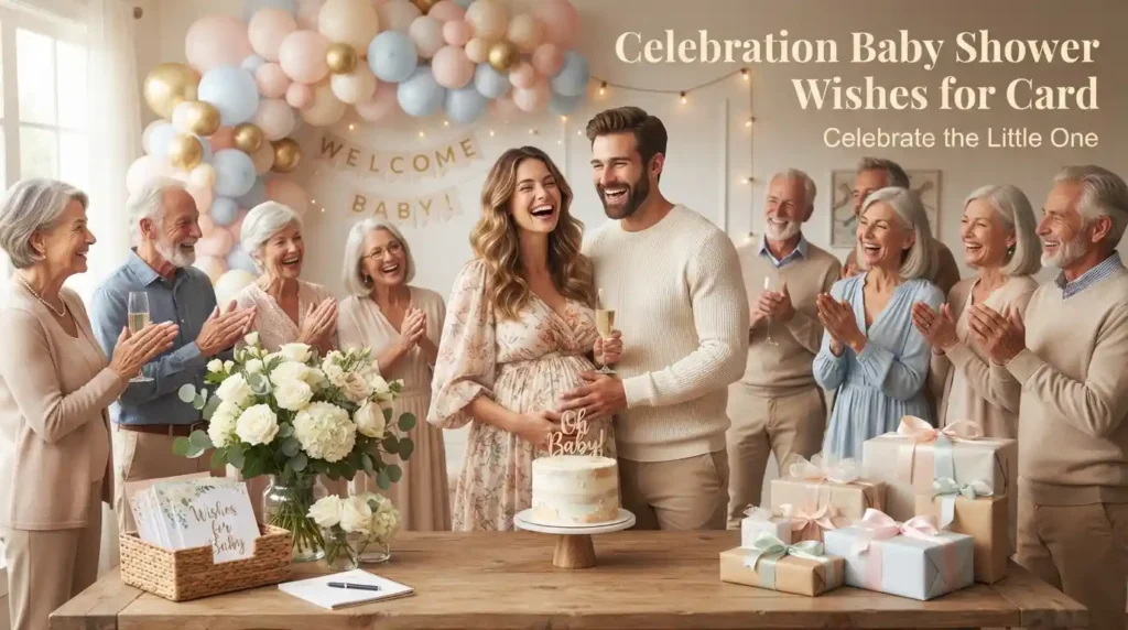 Celebration Baby Shower Wishes for Card