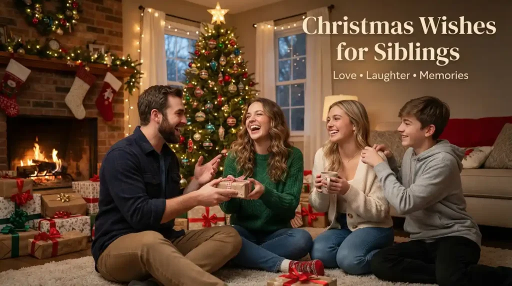  Christmas Wishes for Siblings