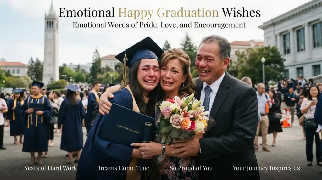 Emotional Happy Graduation Wishes