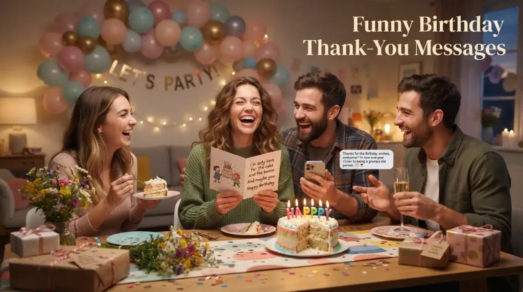 Funny Birthday Thank-You Messages