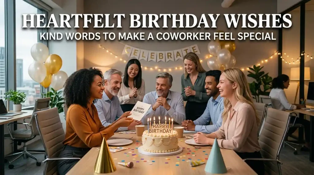 Heartfelt Happy Birthday Wishes for Coworker