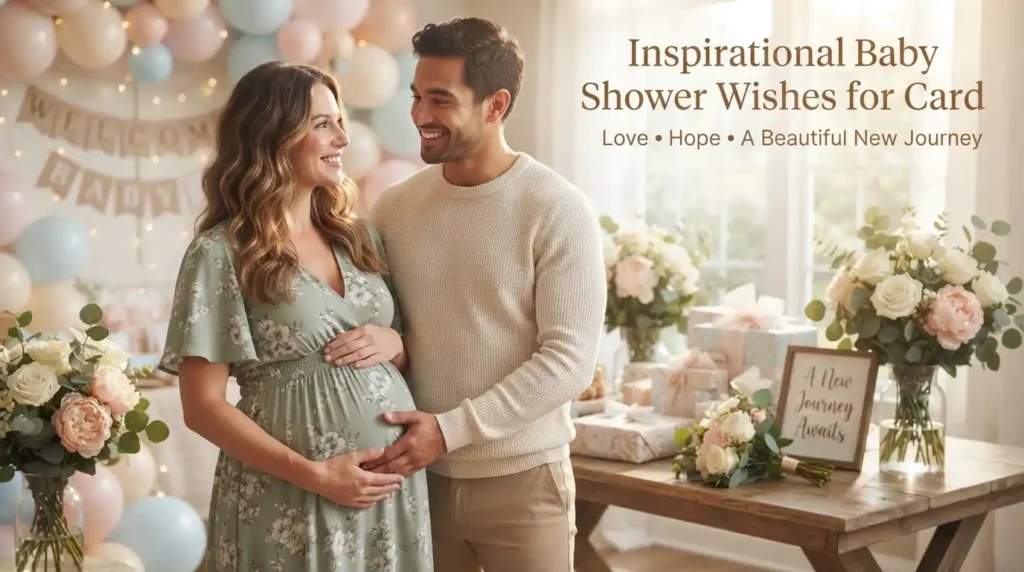 Inspirational Baby Shower Wishes for Card