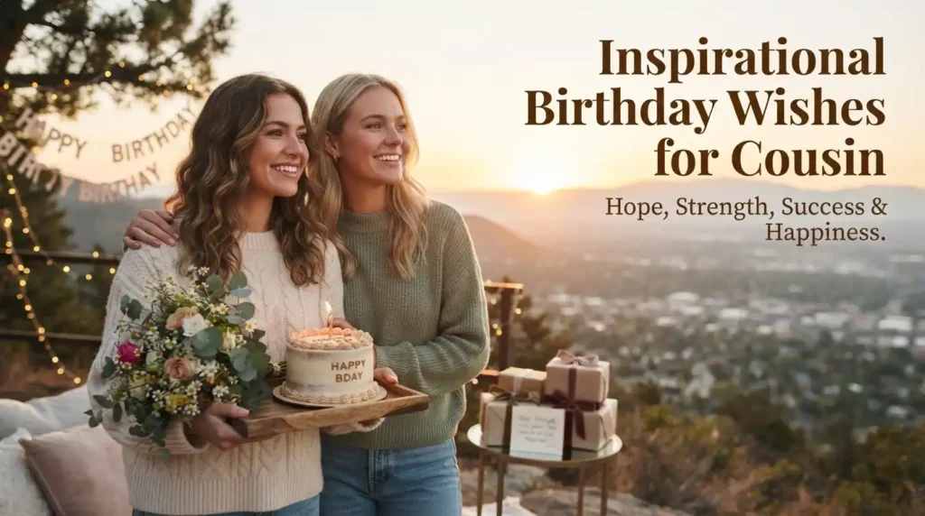 Inspirational Birthday Wishes for Cousin
