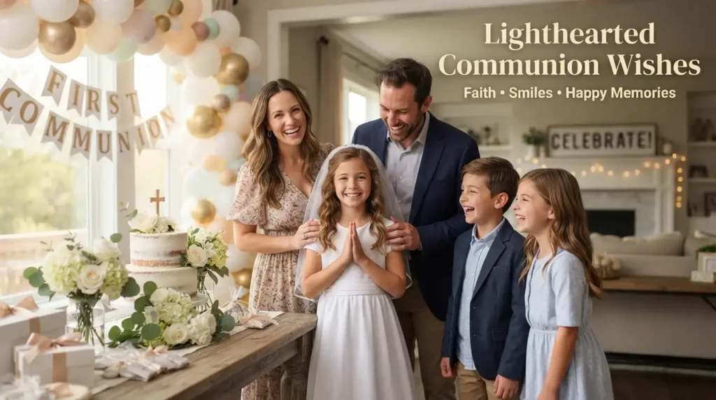Lighthearted Communion Wishes