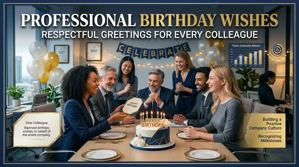  Professional Happy Birthday Wishes for Coworker