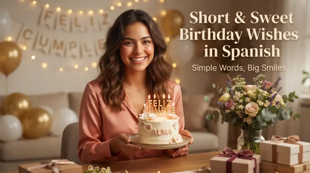 Short & Sweet Birthday Wishes in Spanish