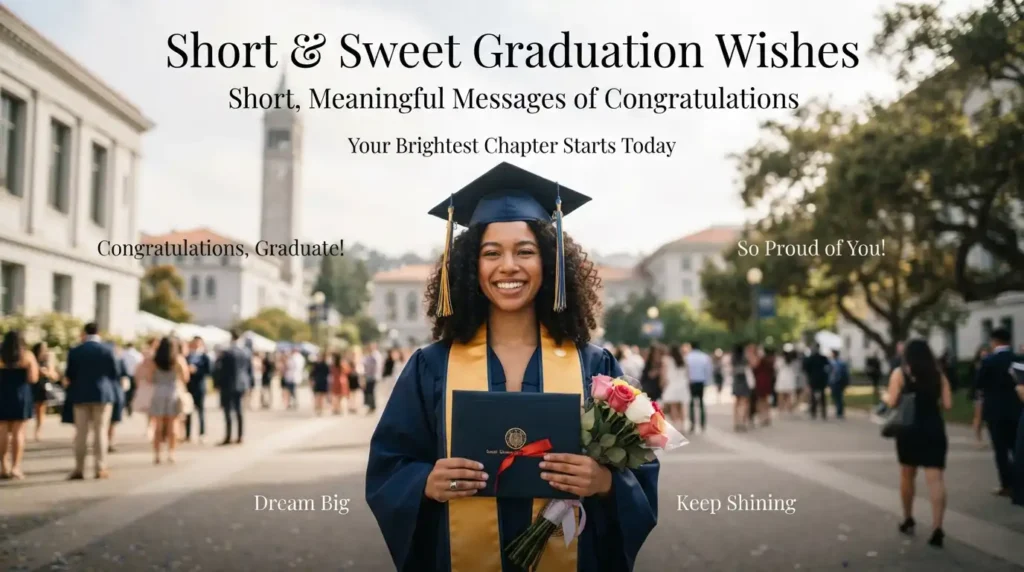 Short & Sweet Graduation Wishes
