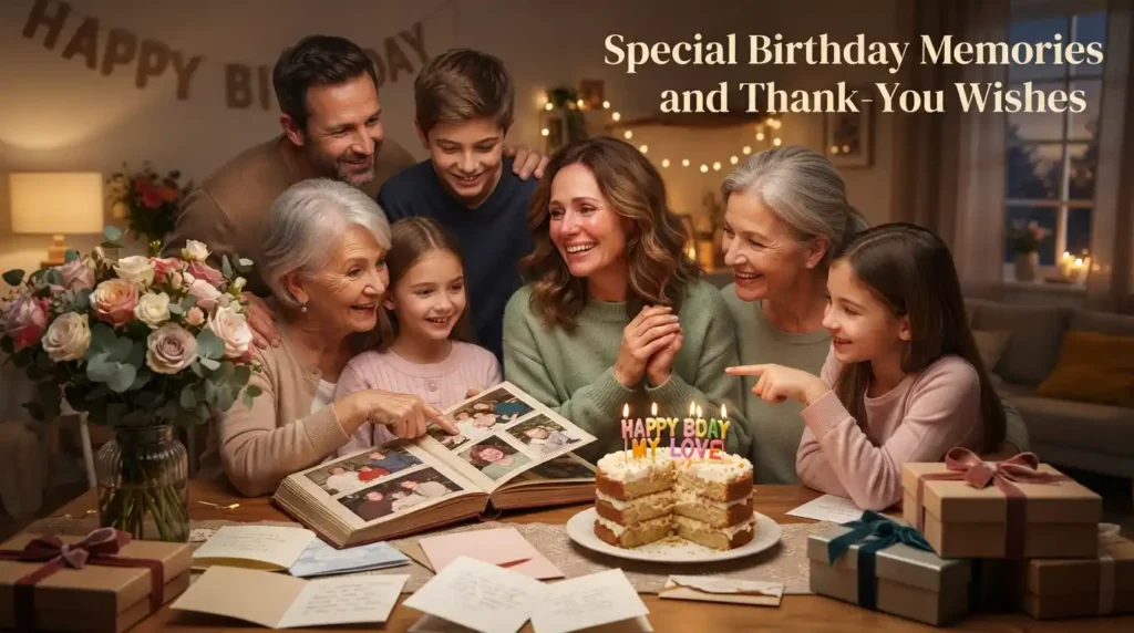 Special Birthday Memories and Thank-You Wishes