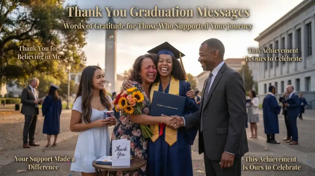 Thank You Graduation Messages
