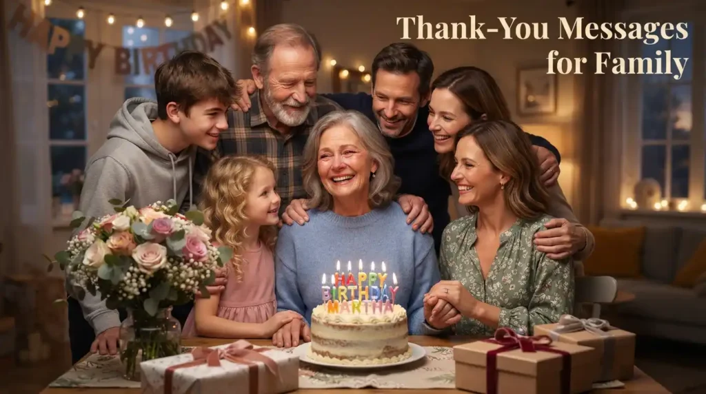 Thank-You Messages for Family