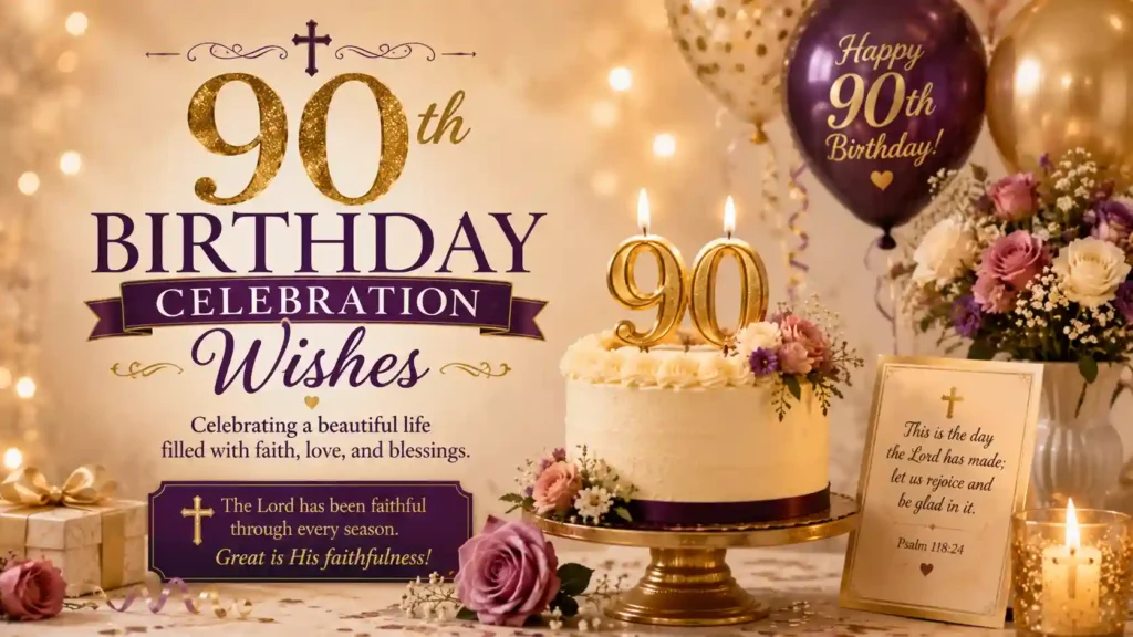 90th Birthday Celebration Wishes