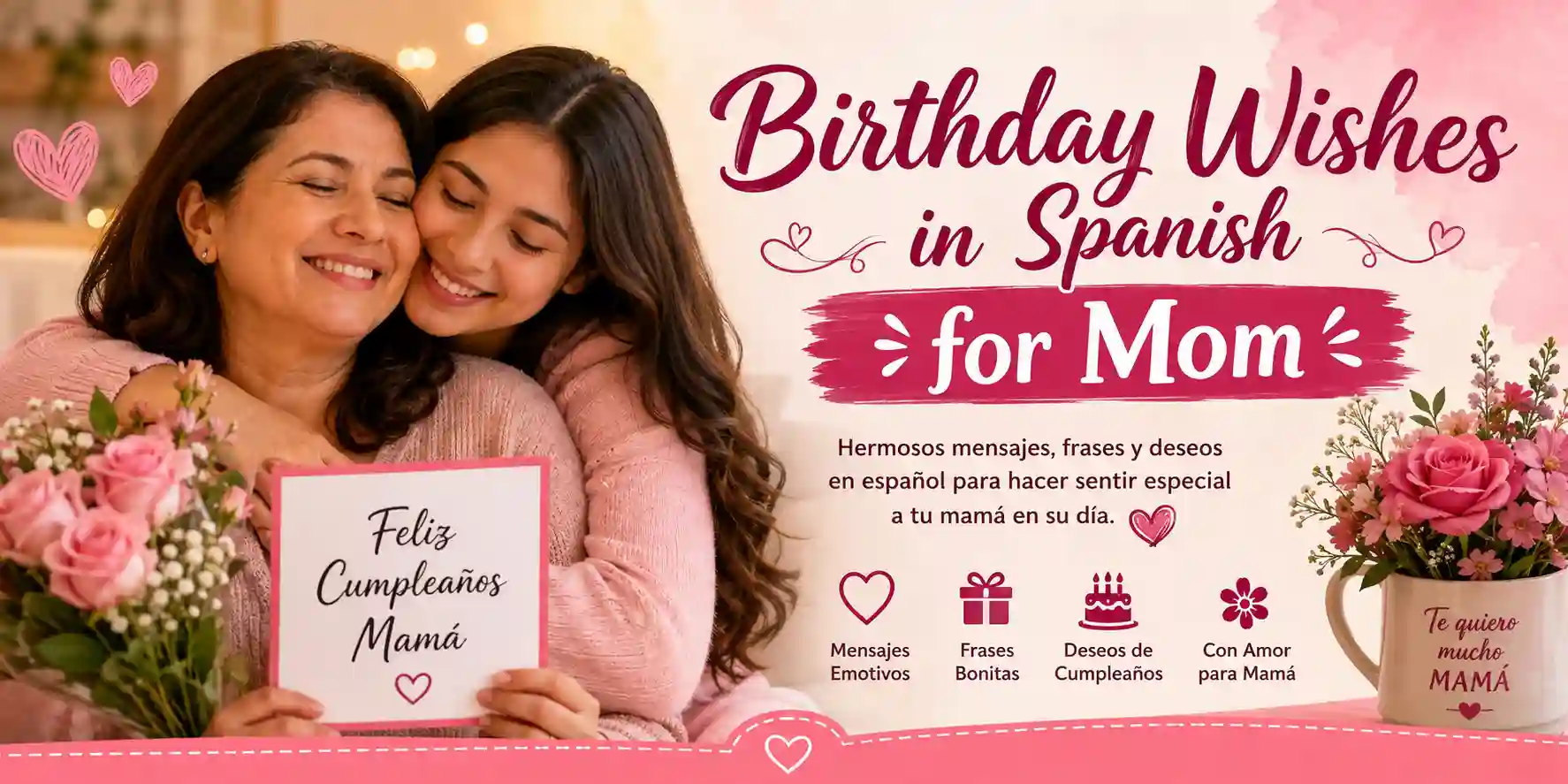 Birthday Wishes in Spanish for Mom