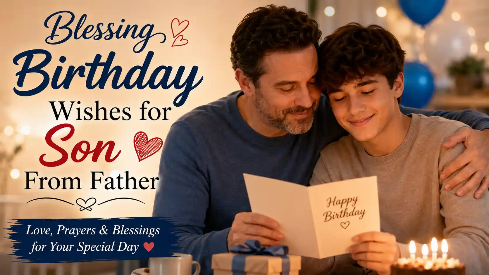 Blessing Birthday Wishes for Son From Father