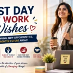 First Day at Work Wishes