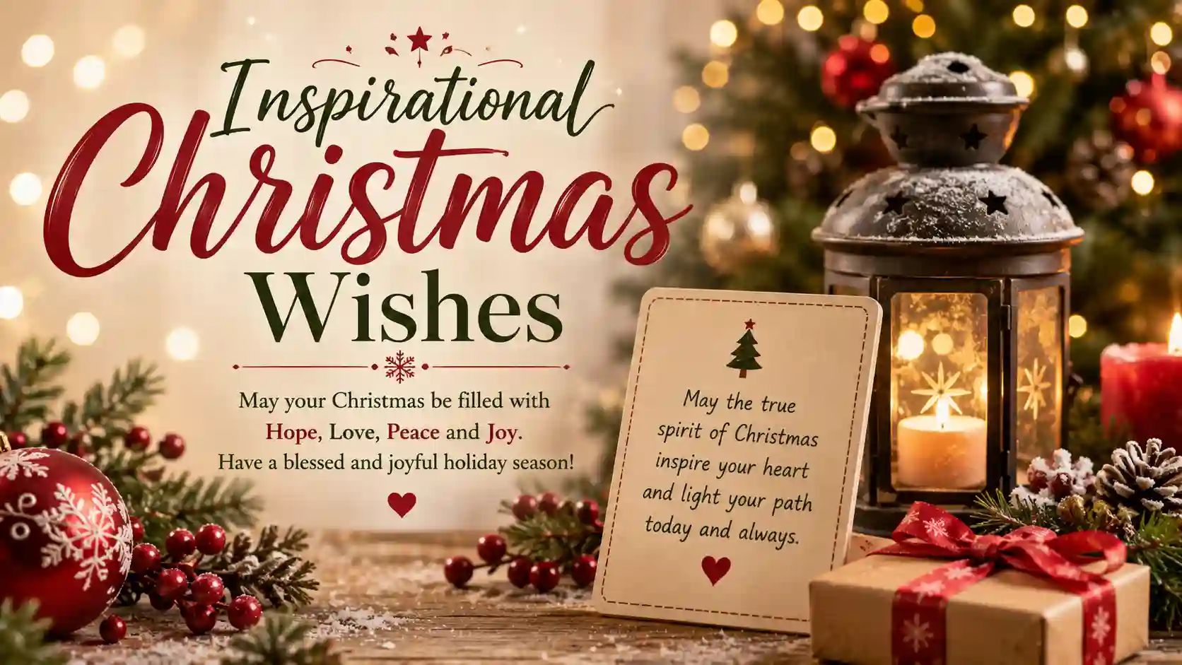 Inspirational Christmas Wishes