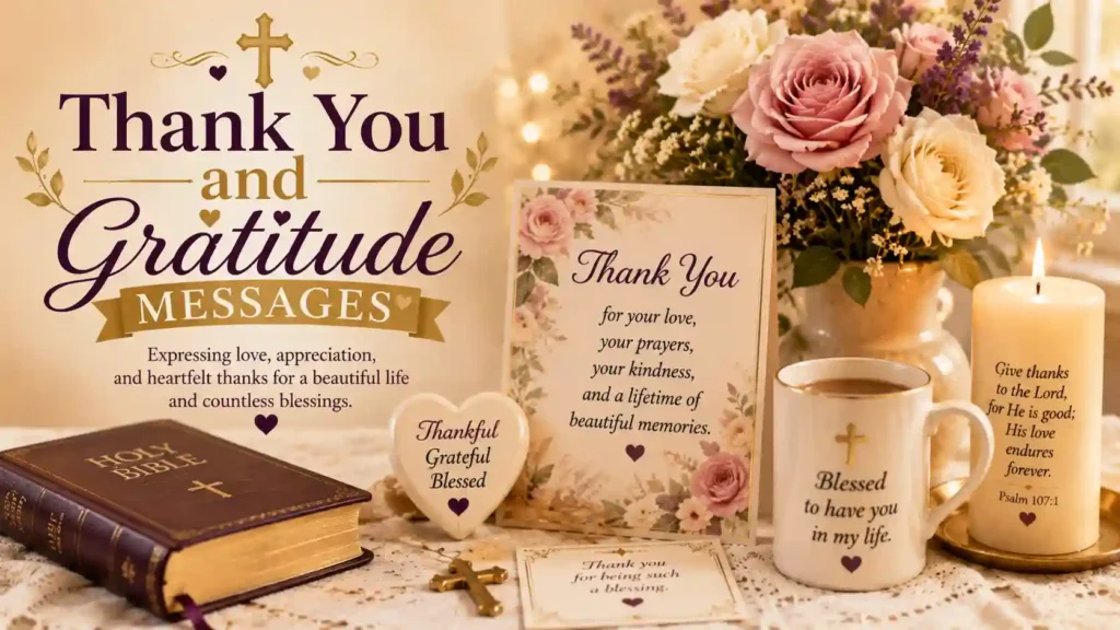Thank You and Gratitude Messages