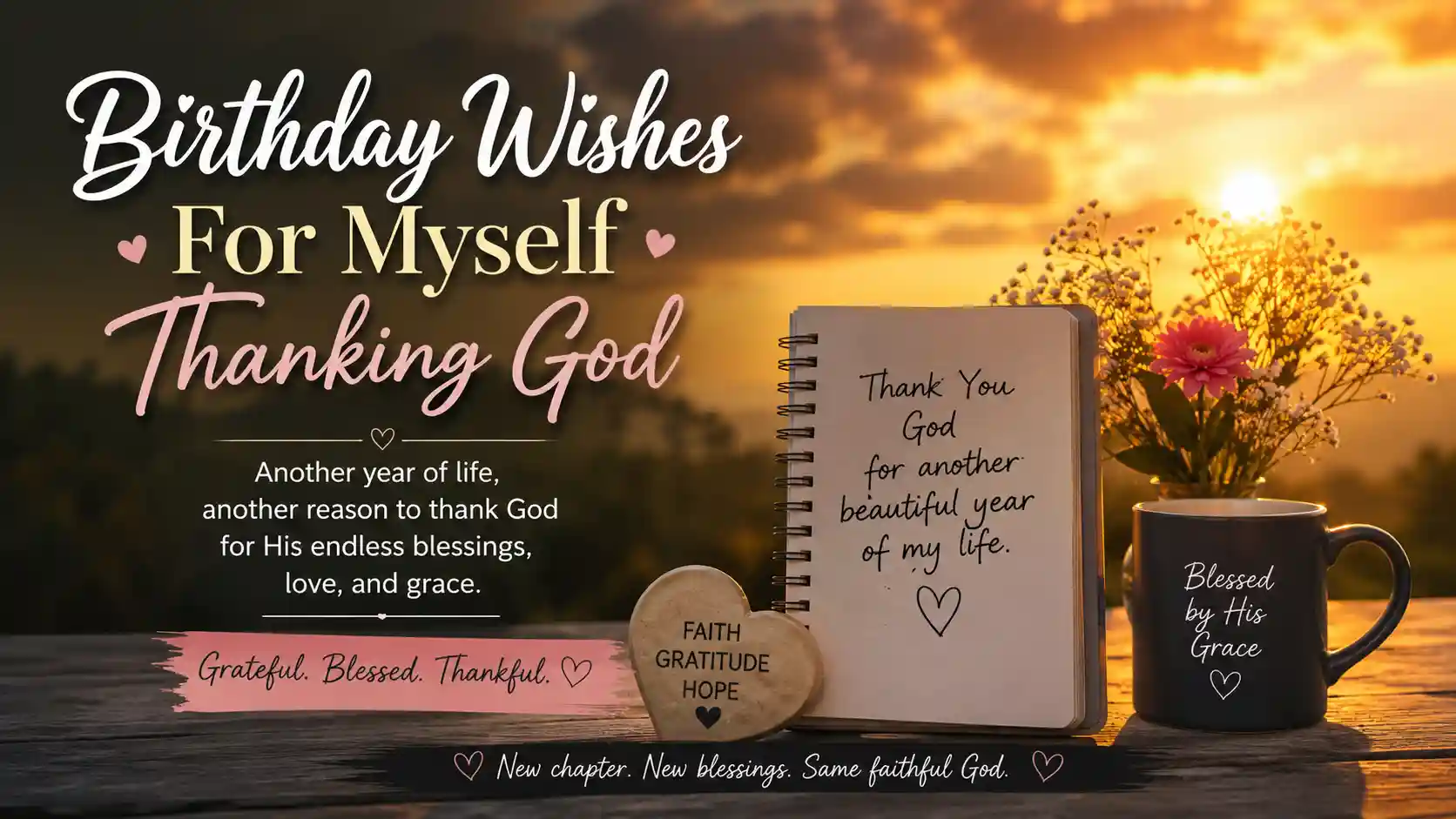 Birthday Wishes for Myself Thanking god
