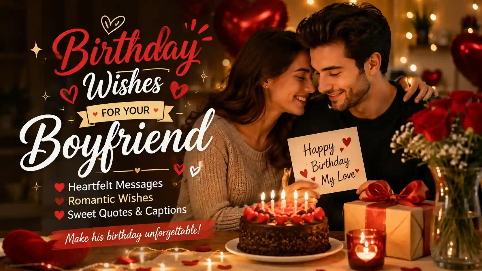 Birthday Wishes for your Boyfriend