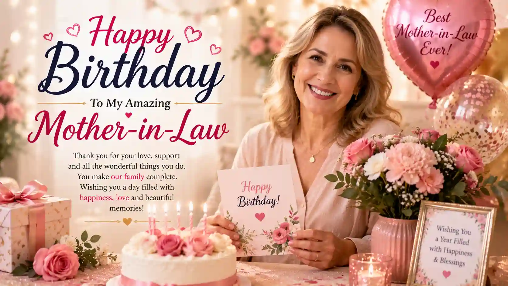 Birthday Wishes Mother in Law