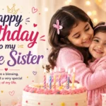 Happy Birthday Wishes for Little Sister