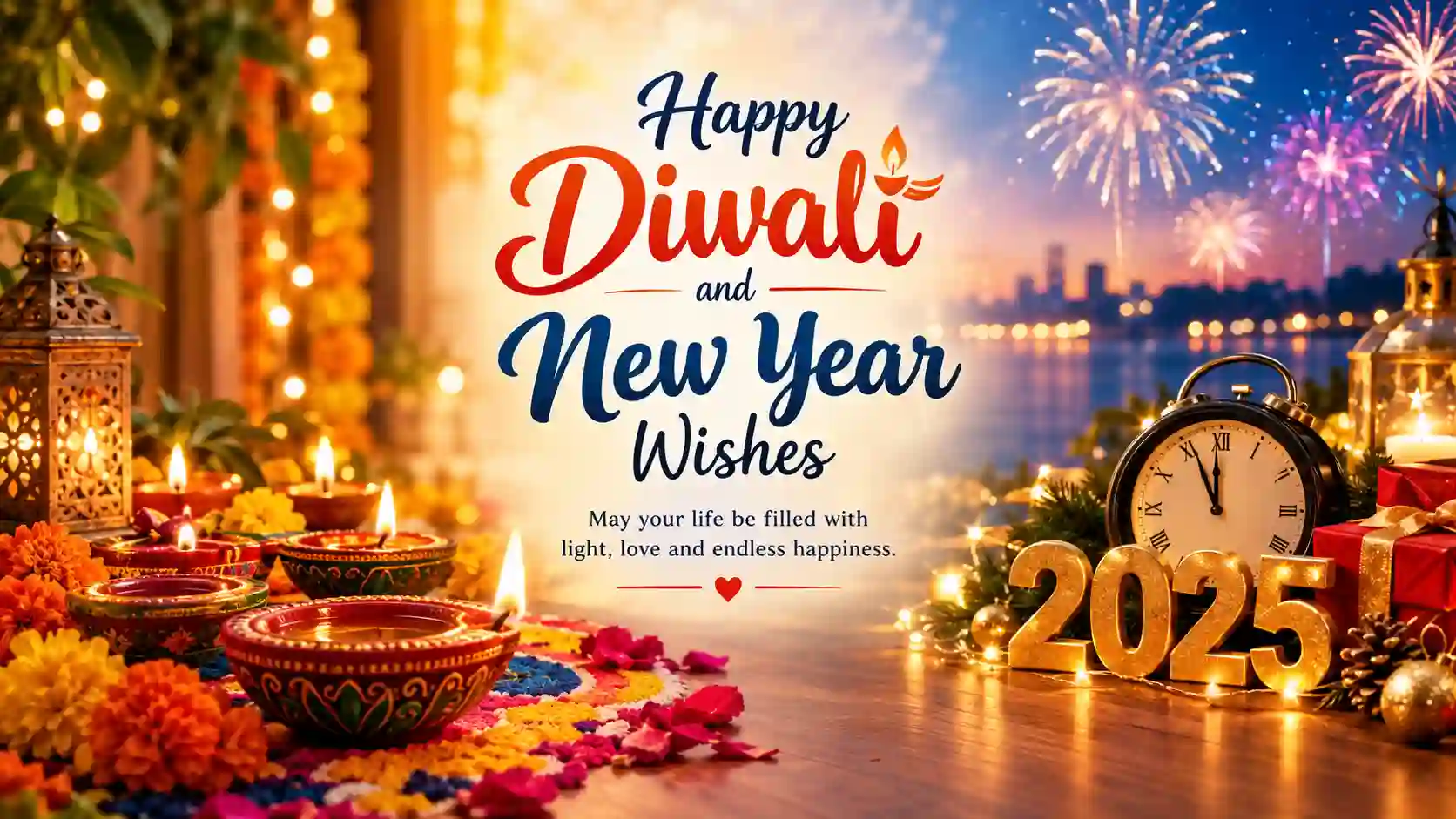 Happy Diwali and New Year Wishes
