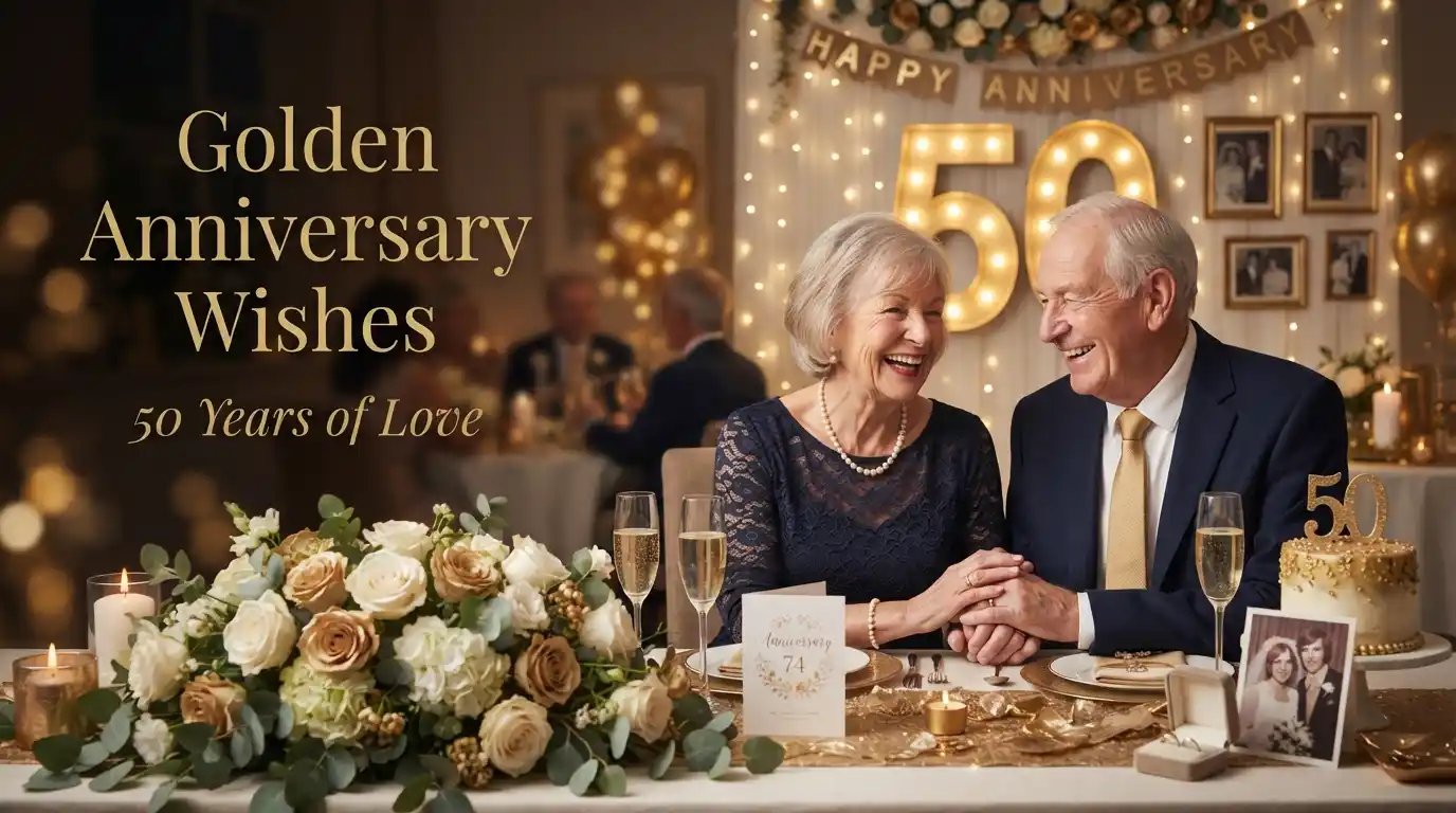 Golden Anniversary Wishes