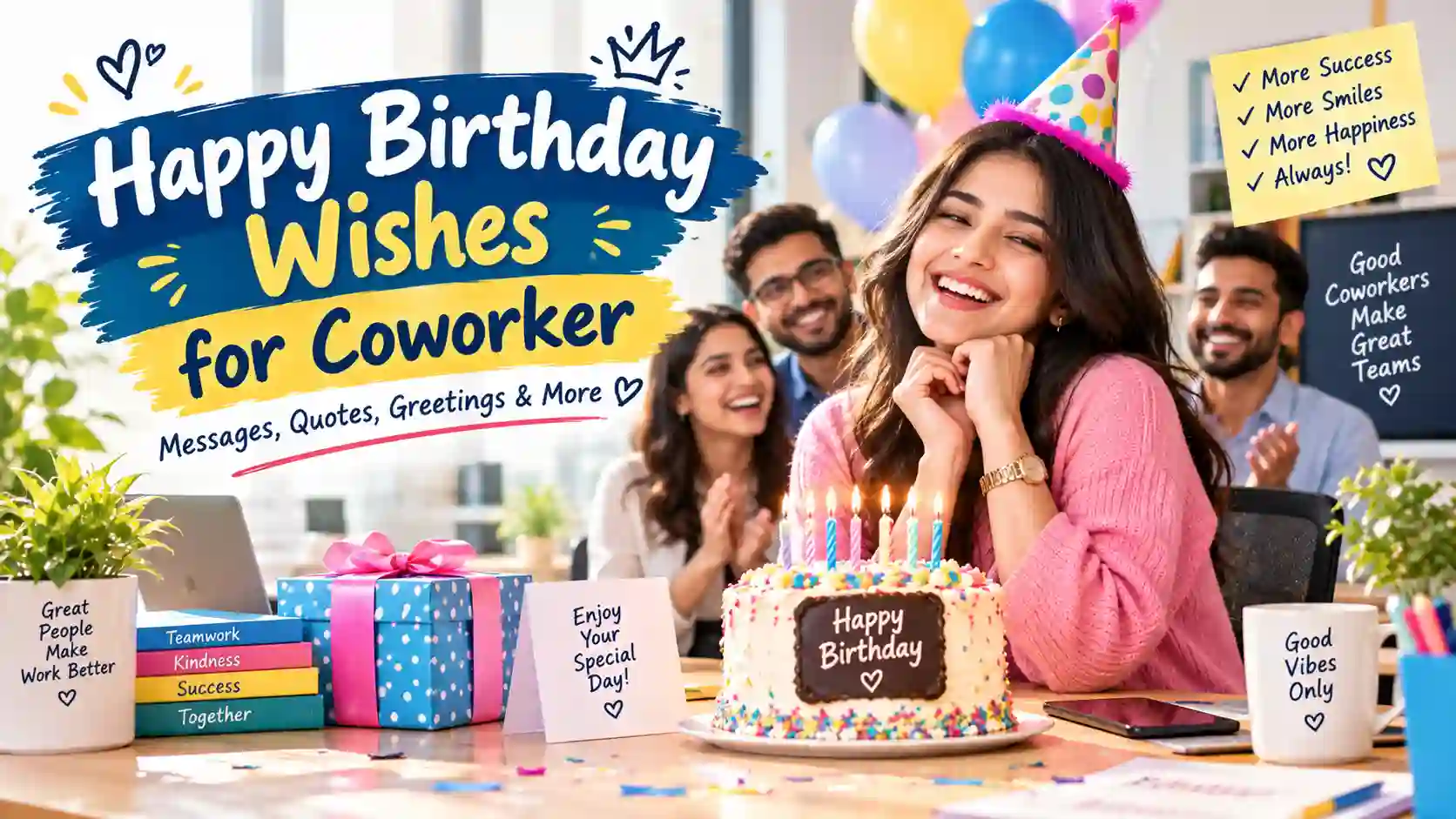 Happy Birthday Wishes for Coworker
