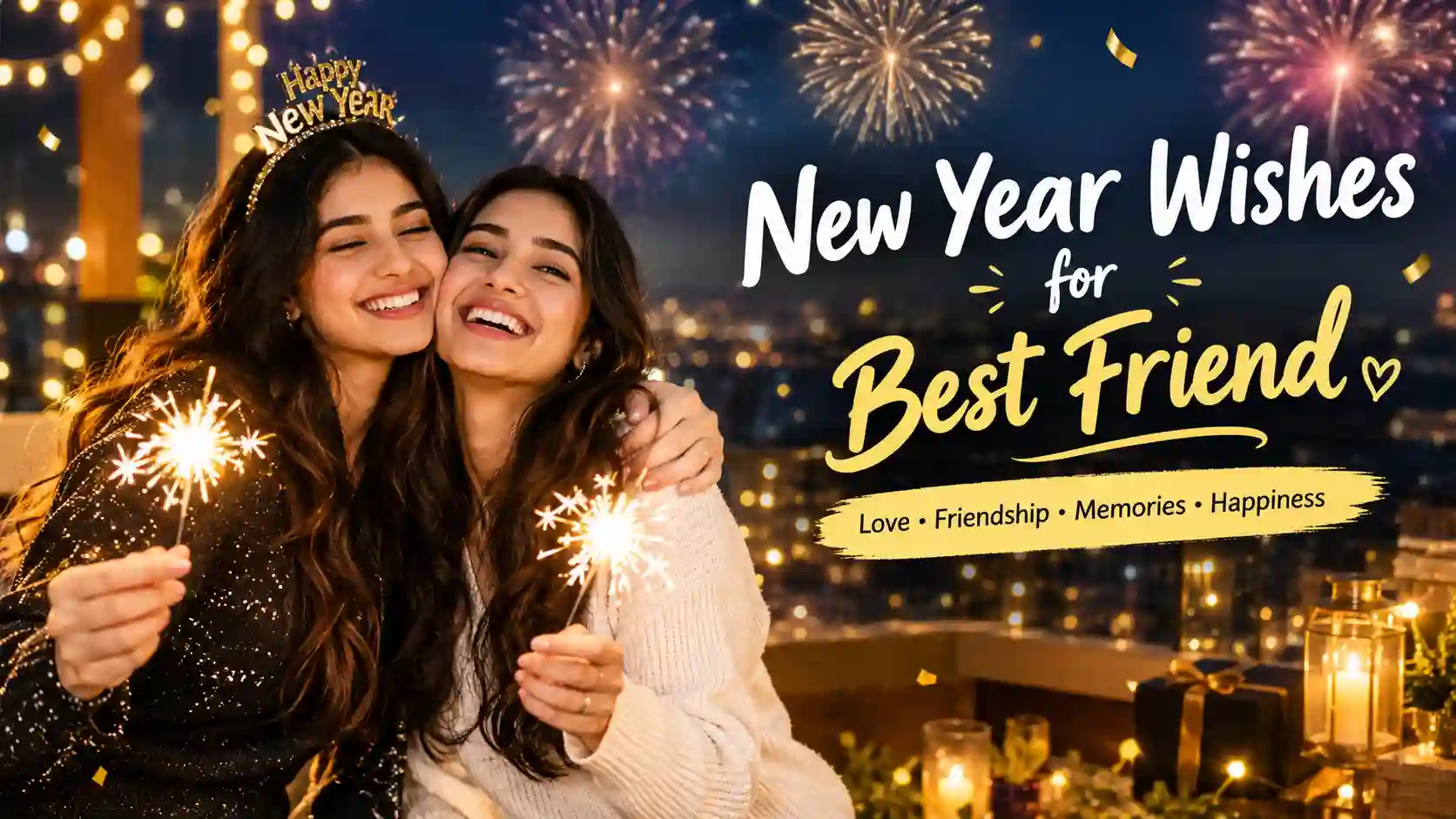 New Year Wishes for Best Friend