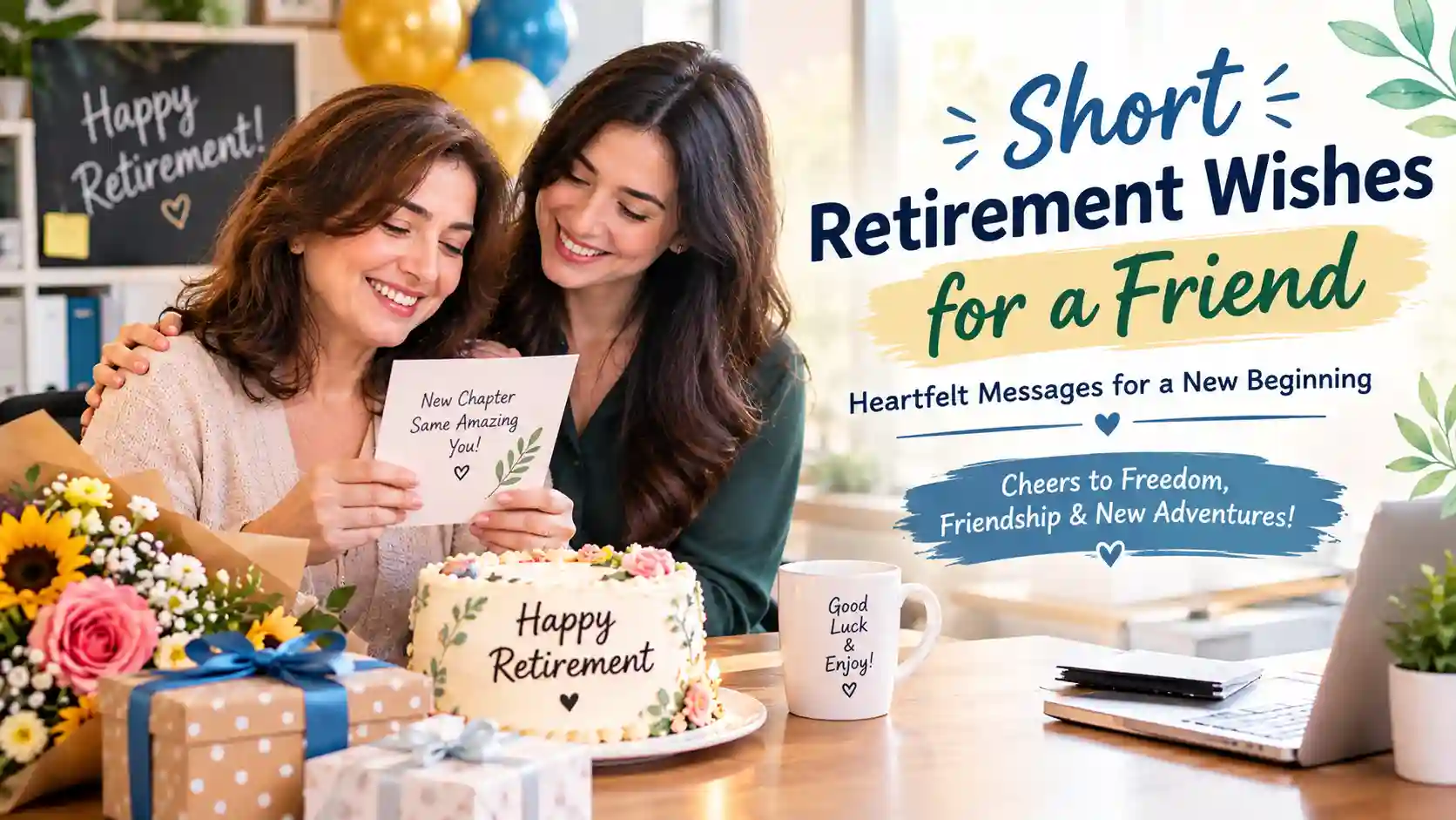 Short Retirement Wishes for a Friend