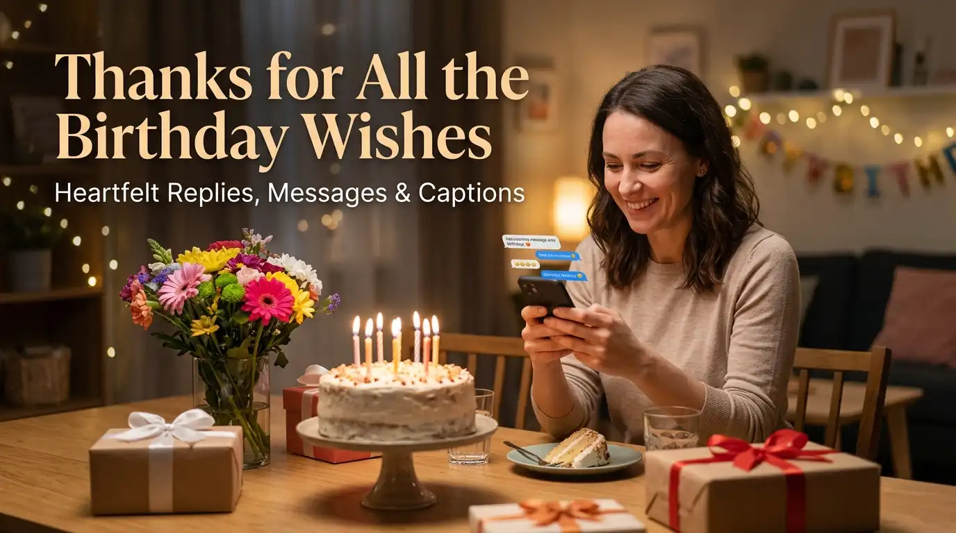 Thanks for all the Birthday Wishes