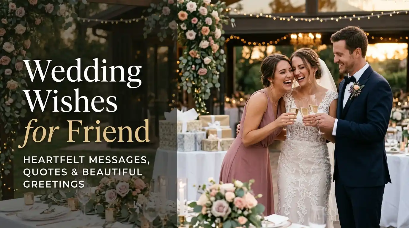 Wedding Wishes for Friend